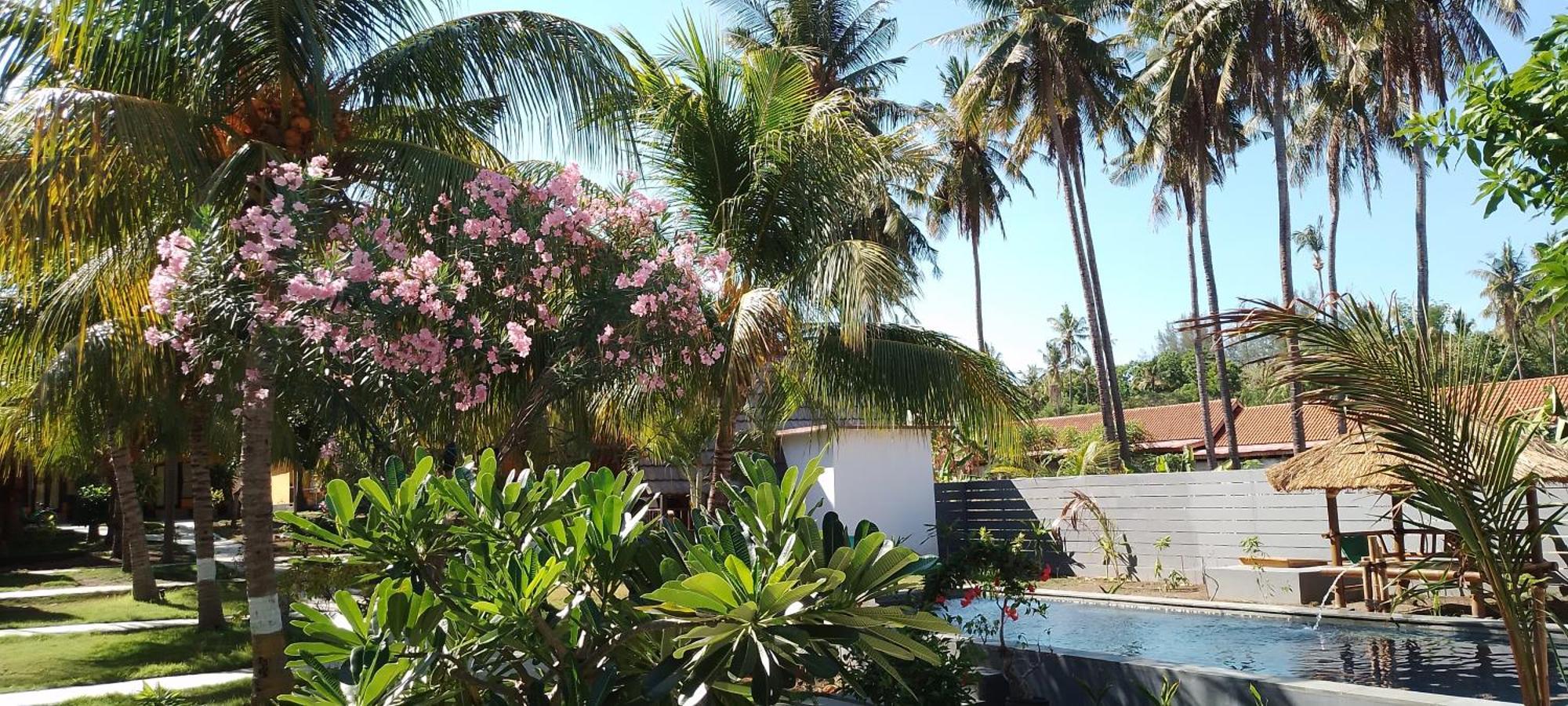 Pandan Bungalow Gili Air Exterior foto