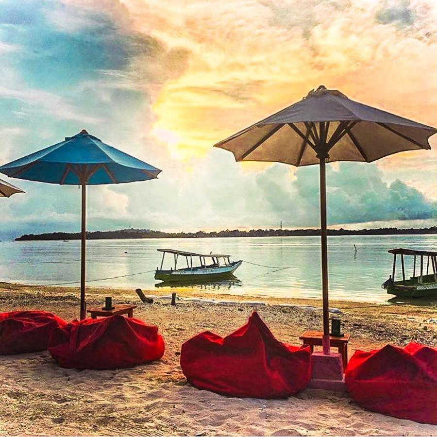 Pandan Bungalow Gili Air Exterior foto